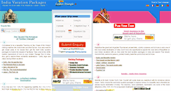 Desktop Screenshot of indiavacationpackages.com